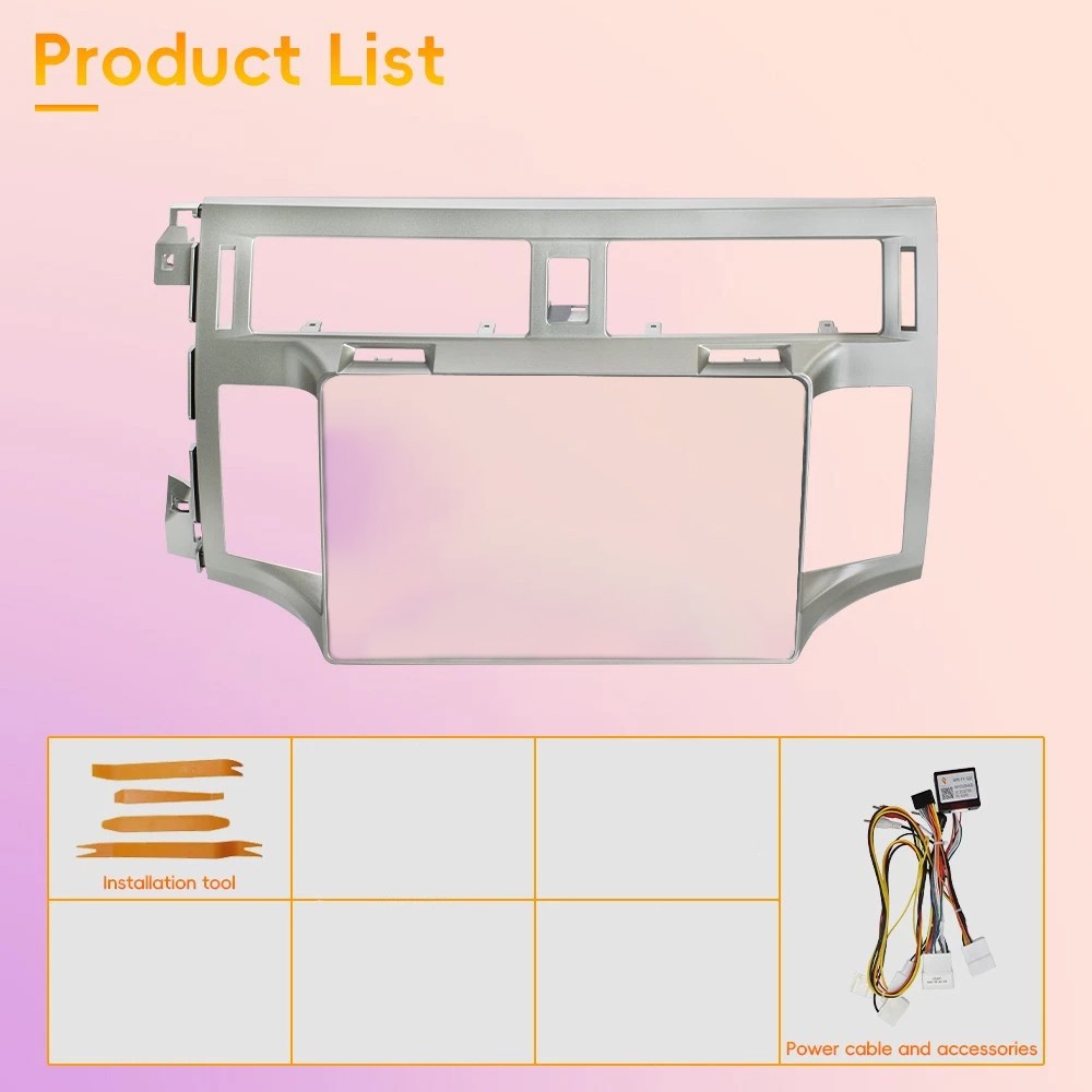 9" For Toyota Avalon 2005-2010 Frame With Wiring Harness