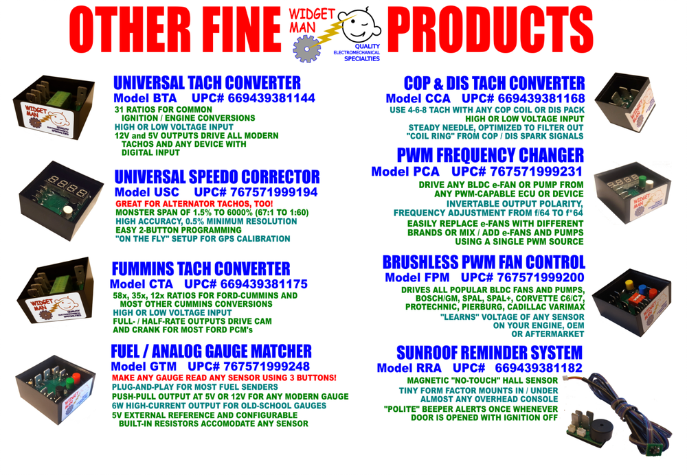 PROGRAMMABLE RPM WINDOW SWITCH, learns everything it needs from your engine!
