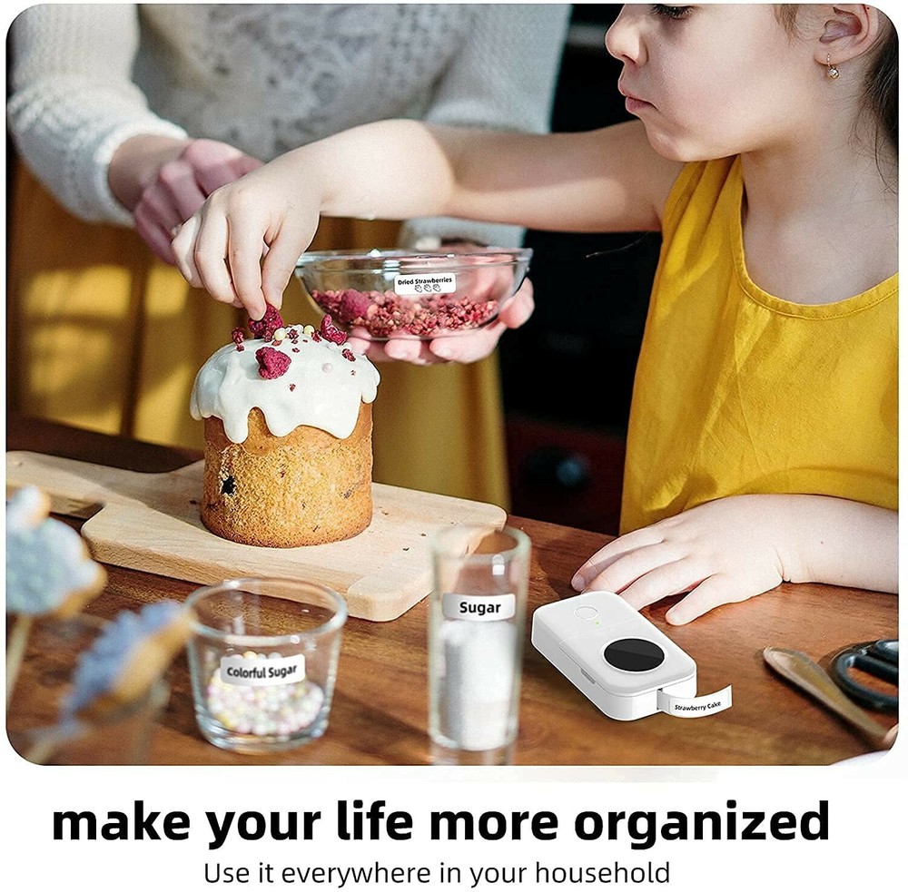 Phomemo D30 Mini Label Maker Machine Portable Wireless Small Thermal Printer