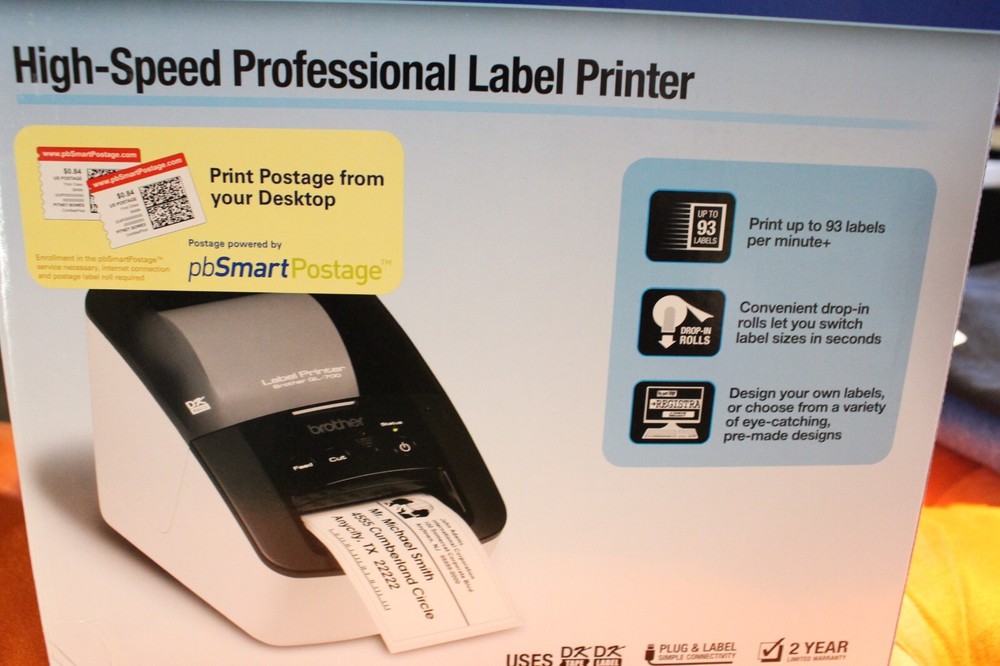Brother QL-700 Label Thermal Printer