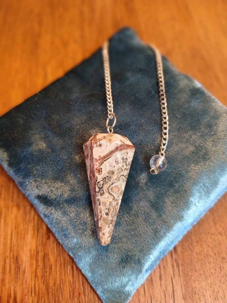 Crazy Lace Agate Bohemian Pendulum