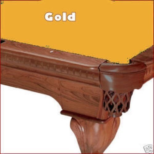 9' Gold ProLine Classic Billiard Pool Table Cloth Felt - SHIPS FAST!
