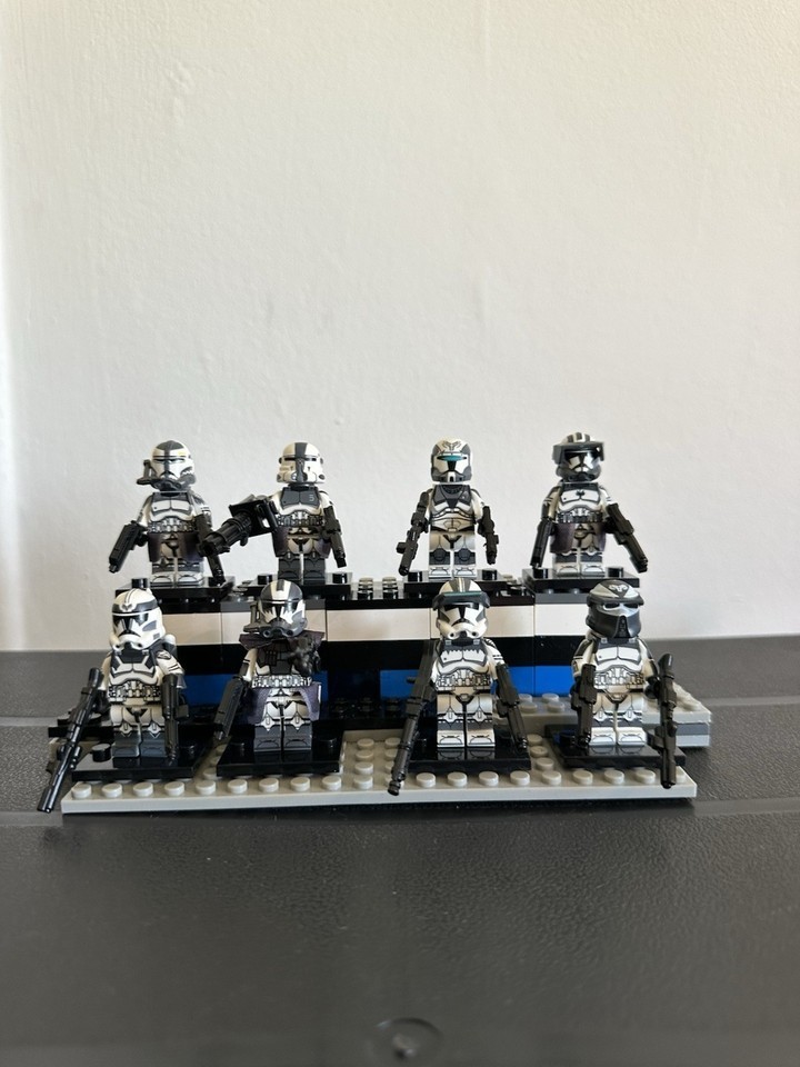 Star Wars 104th Wolfpack Clone Troopers Customised Custom Lego Minifigures Set