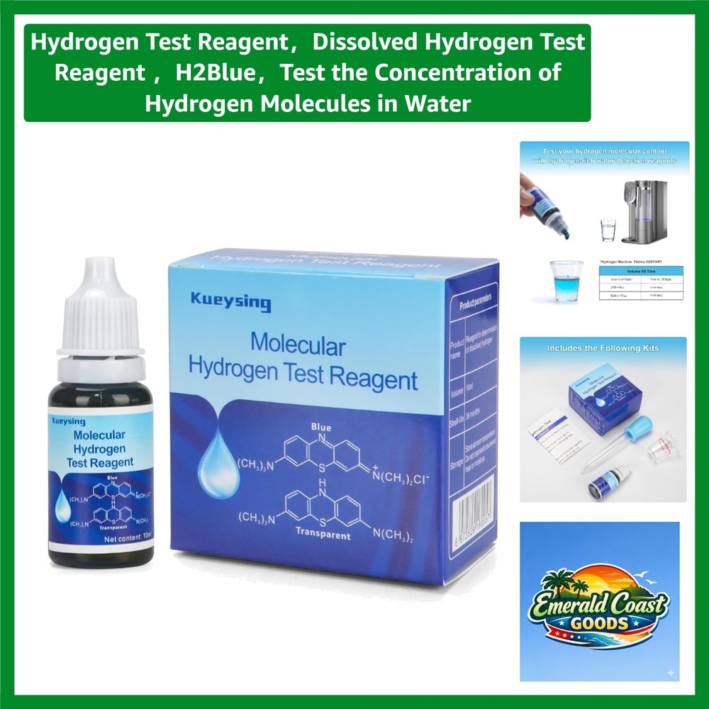 Dissolved Hydrogen  Reagent Set - Includes Beakers & Precision Dropper
