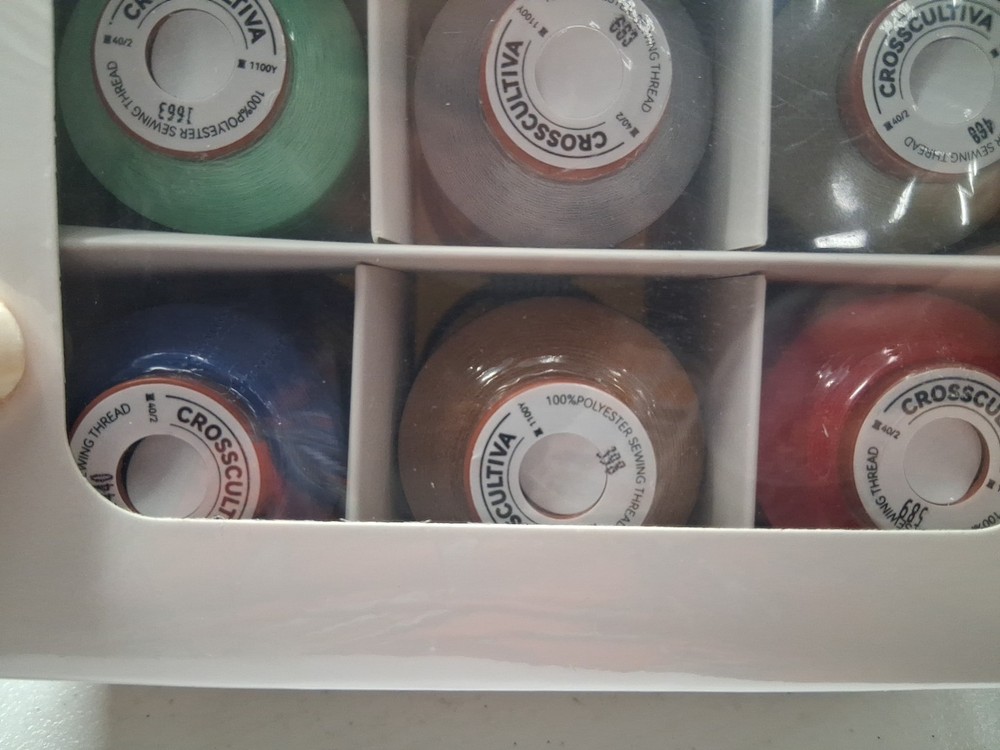 New Embroidery Thread Kit 1100y Each