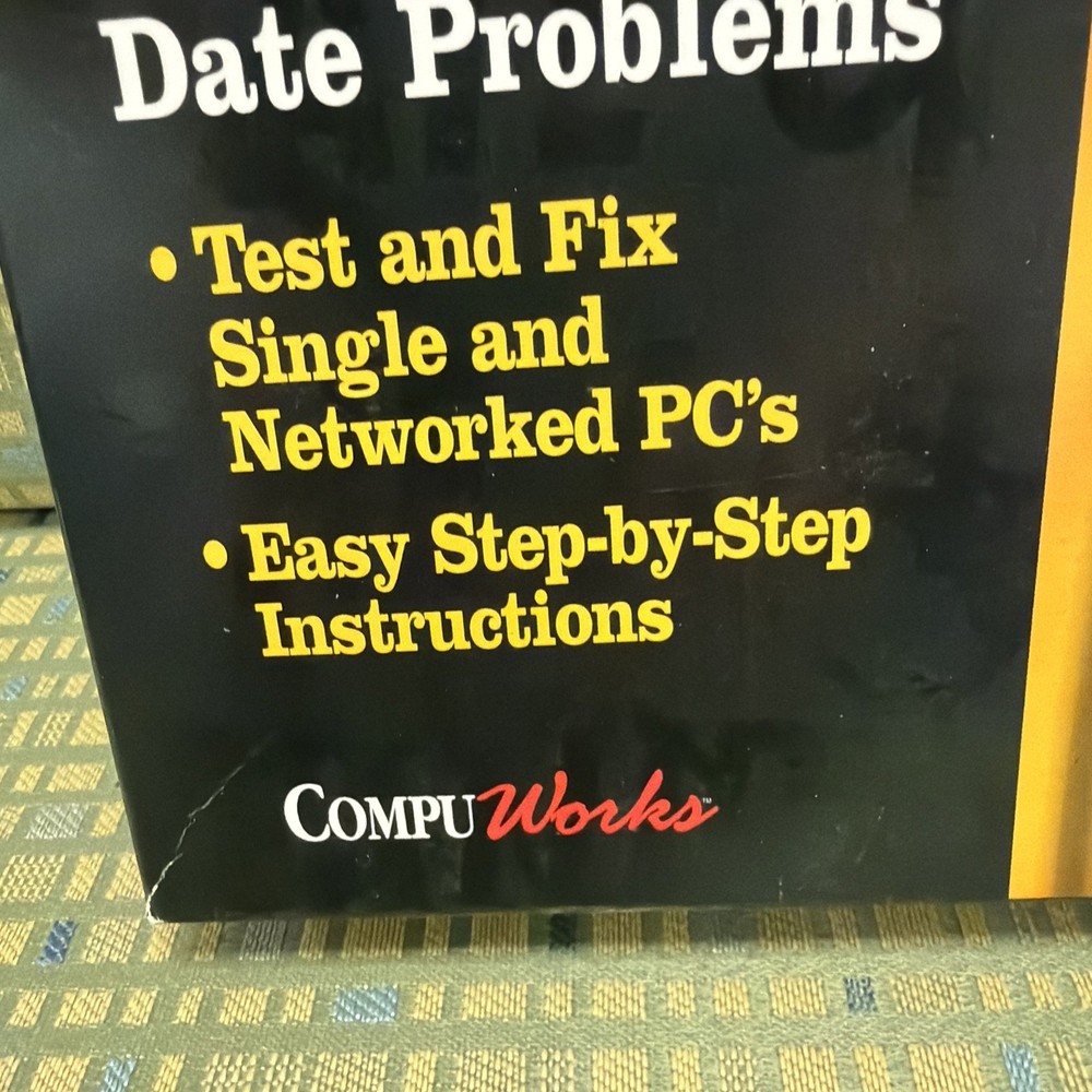 CompuWorks Yes Y2K Find & Fix PC Hardware Year 2000 Date Problems - Sealed