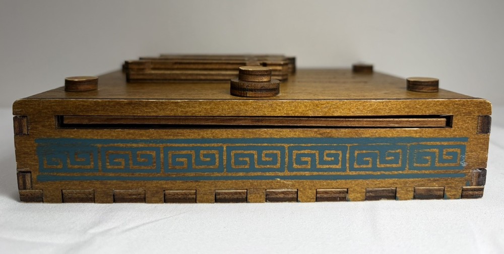 Caesar's Codex True Genius Wooden Brainteaser Puzzle Box