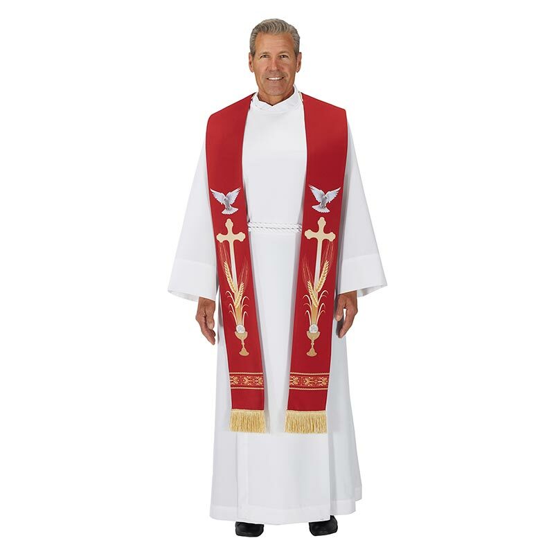 Red Confirmation Priest Stole