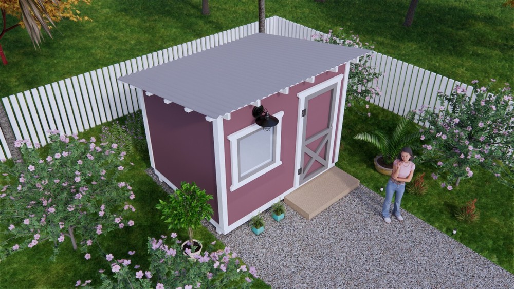8x10 Learn to Shed Plan (PDF Plans and A4 Hard Copy)
