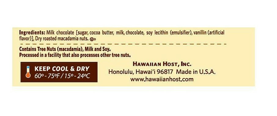 Hawaiian Host Milk Chocolate AlohaMacs Covered Macadamias 6 Box Pack,Total 36 oz