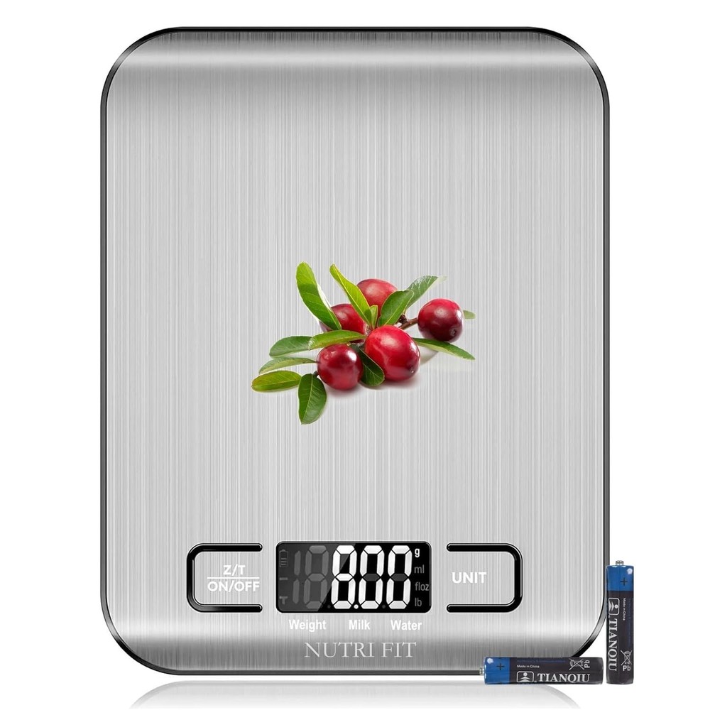 User-Friendly Digital Kitchen Scale – Backlit Display & 1g Accuracy for Cooking