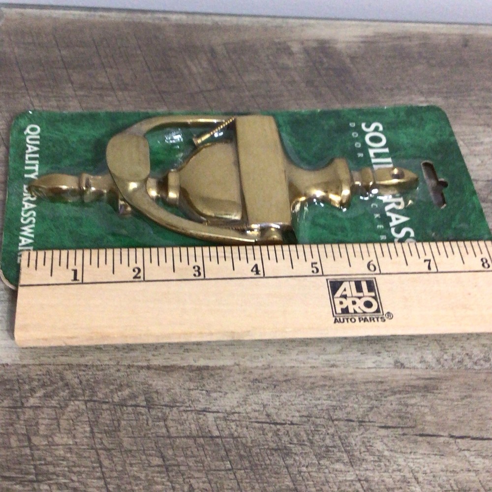 Solid Brass Door Knocker Midwestern Home Products NIP
