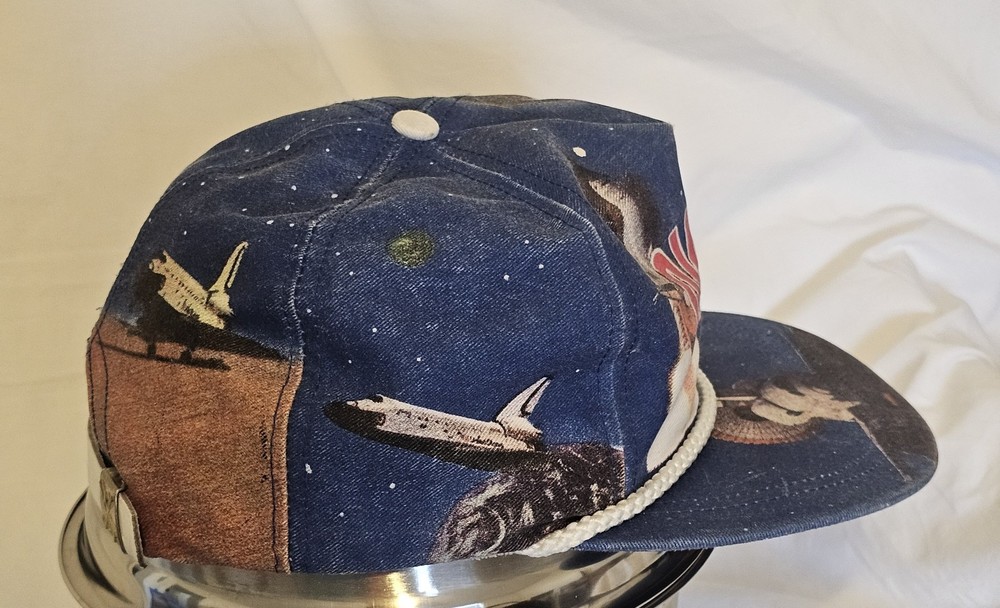 NASA Kennedy Space Center Shuttle Hat Cap 1990s Vintage Adjustable Strapback