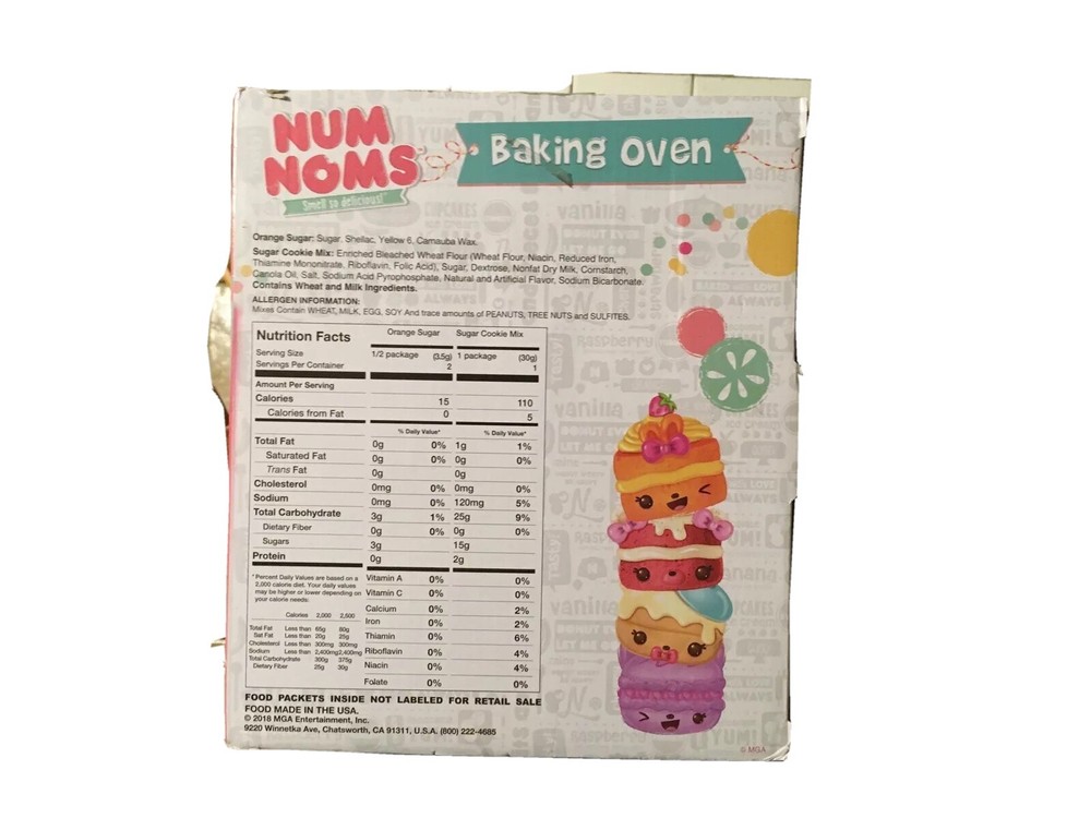 Num Noms Baking Oven Kit Play Kitchen 2018 New