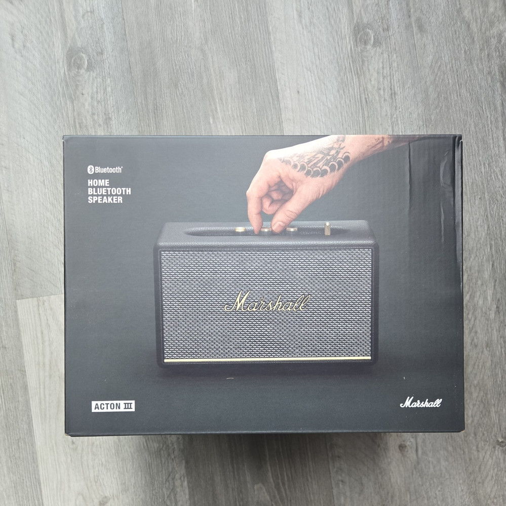 Marshall Acton III Bluetooth Speaker - Black BRAND NEW SEALED