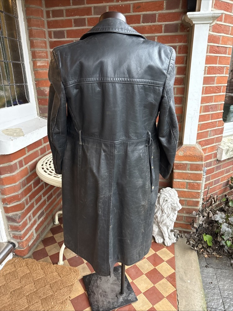 German Leather Greatcoat