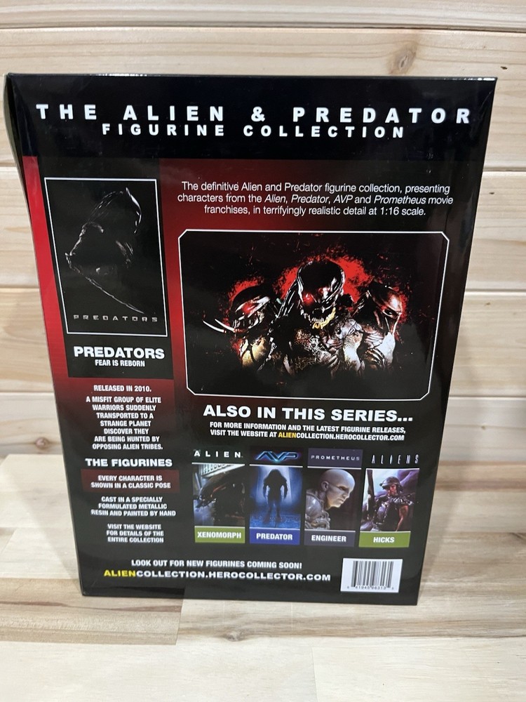 2017 Eaglemoss Alien & Predator Figurine Collection Tracker Predator New NIB