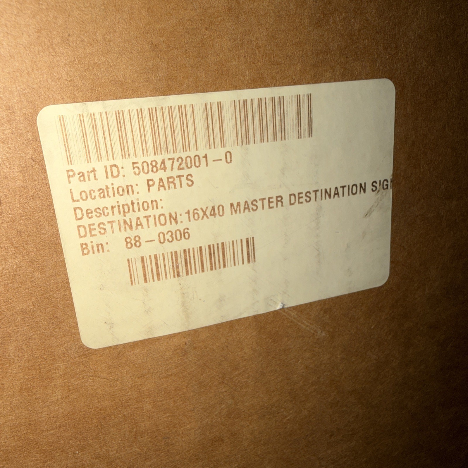 LUMINATOR 16x40 SMD FRONT HORIZON DISPLAY 510818001 LED AMBER TRANSIT BUS SIGN