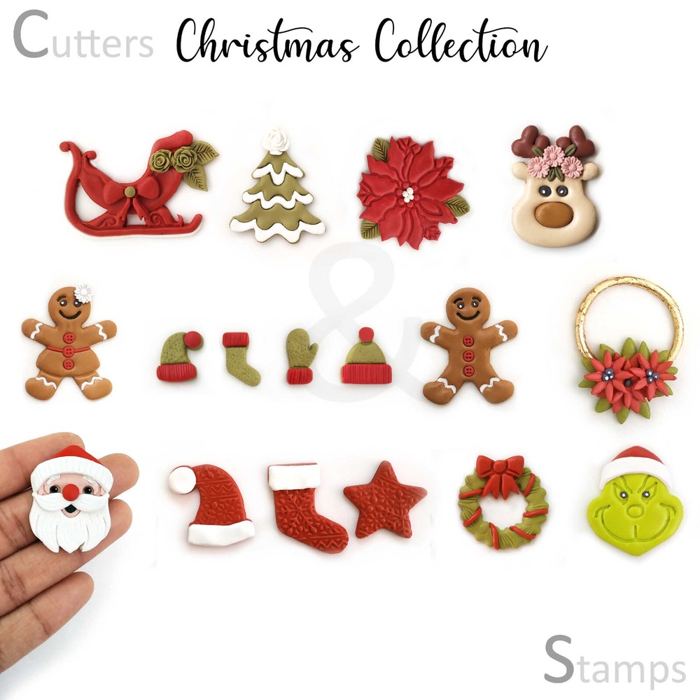 SANTA Polymer Clay Cutter | Christmas Shape Cutter