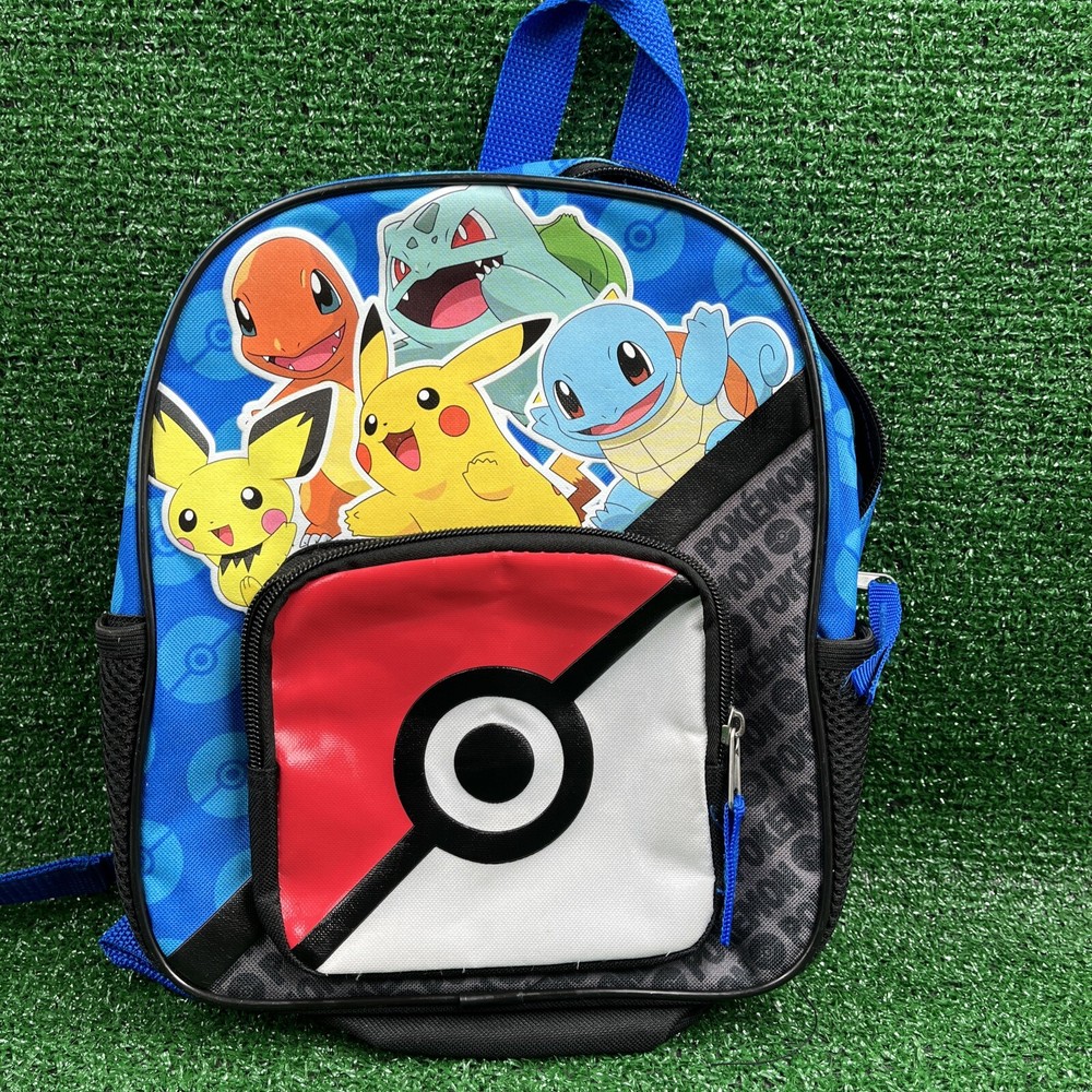 Bioworld Pokemon Kids Small Backpack Multicolor Size 11"
