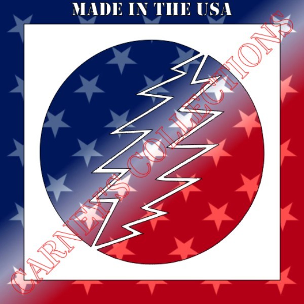 Plastic Stencil - Grateful Dead Bolt (MB460) (4", 6" or 8")*****
