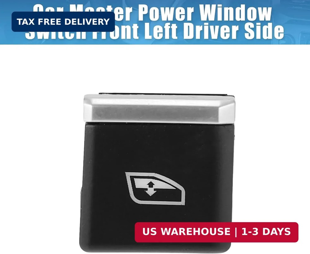 7PP959858R 7PP959858AF Car Master Power Window Switch Front Left Driver side