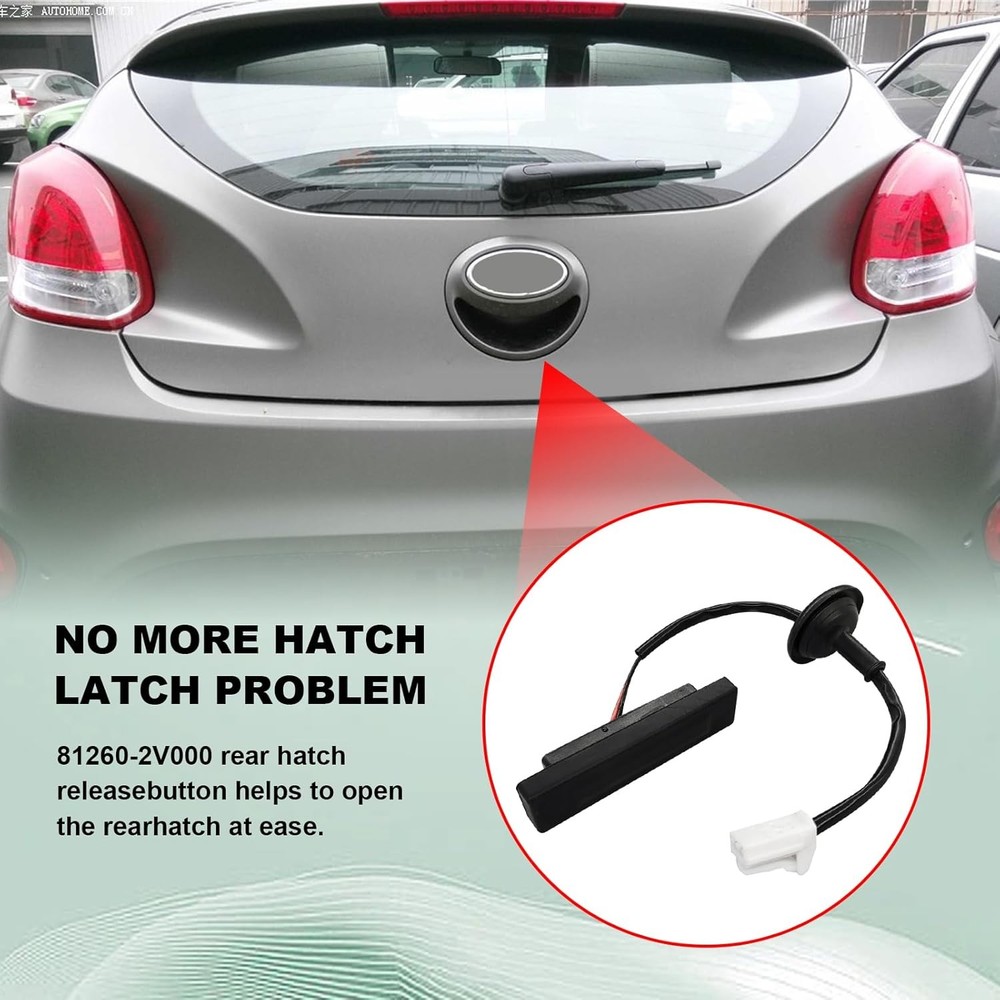 Release Button Trunk Latch Rear Back Hatch 81260-2v000 Hatch Button