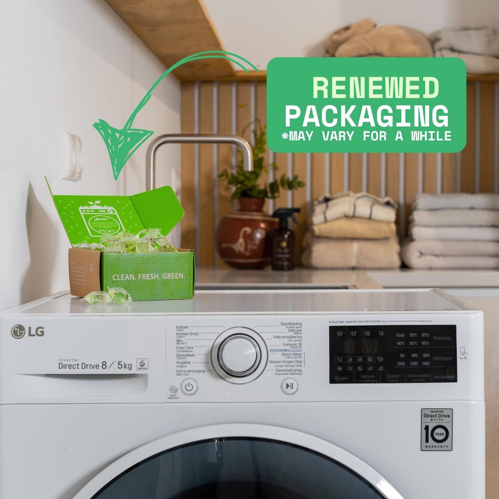 Laundry Detergent Pods, 64 Count, Fresh Scent, Eco Friendly, Biodegradable, H...