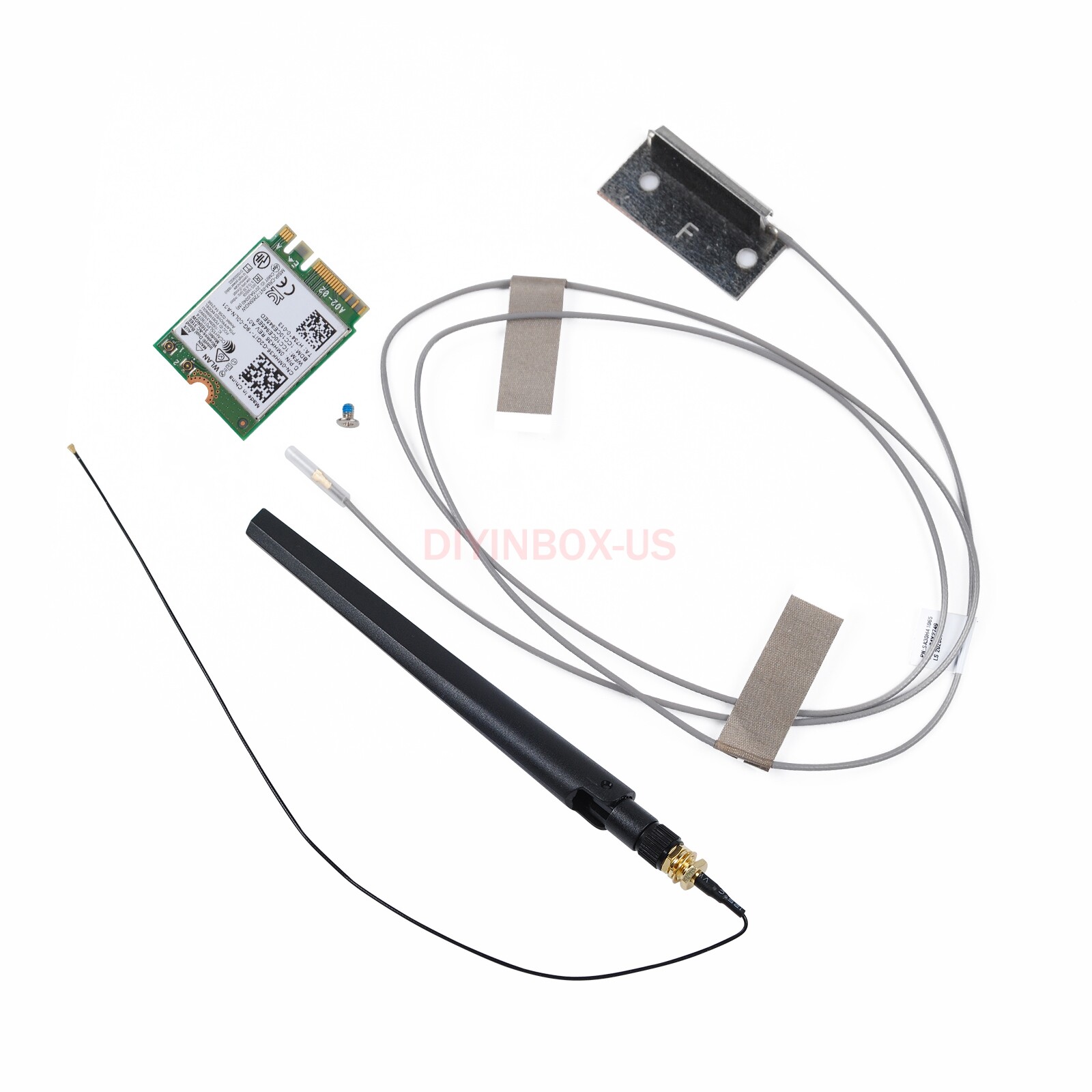 WiFi Antenna Cable + Card For DELL OptiPlex 3040 3050 3070 7040 7050 7060 7070