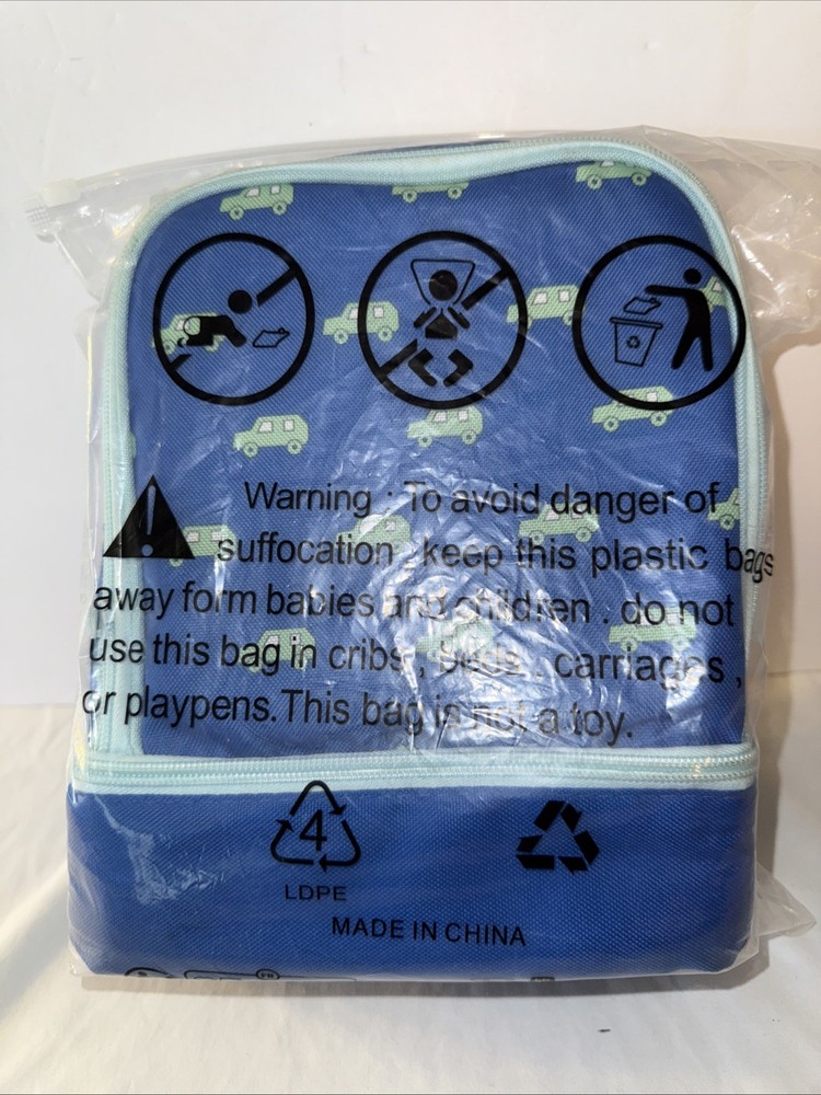 Insulated lunchbox Car Themed