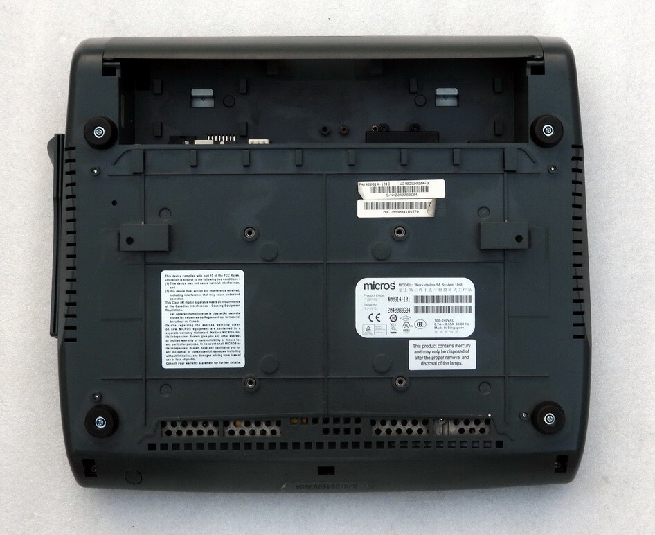 MICROS WORKSTATION 5A SYSTEM UNIT DIGITAL DISPLAY TOUCHSCREEN POS COMPUTER