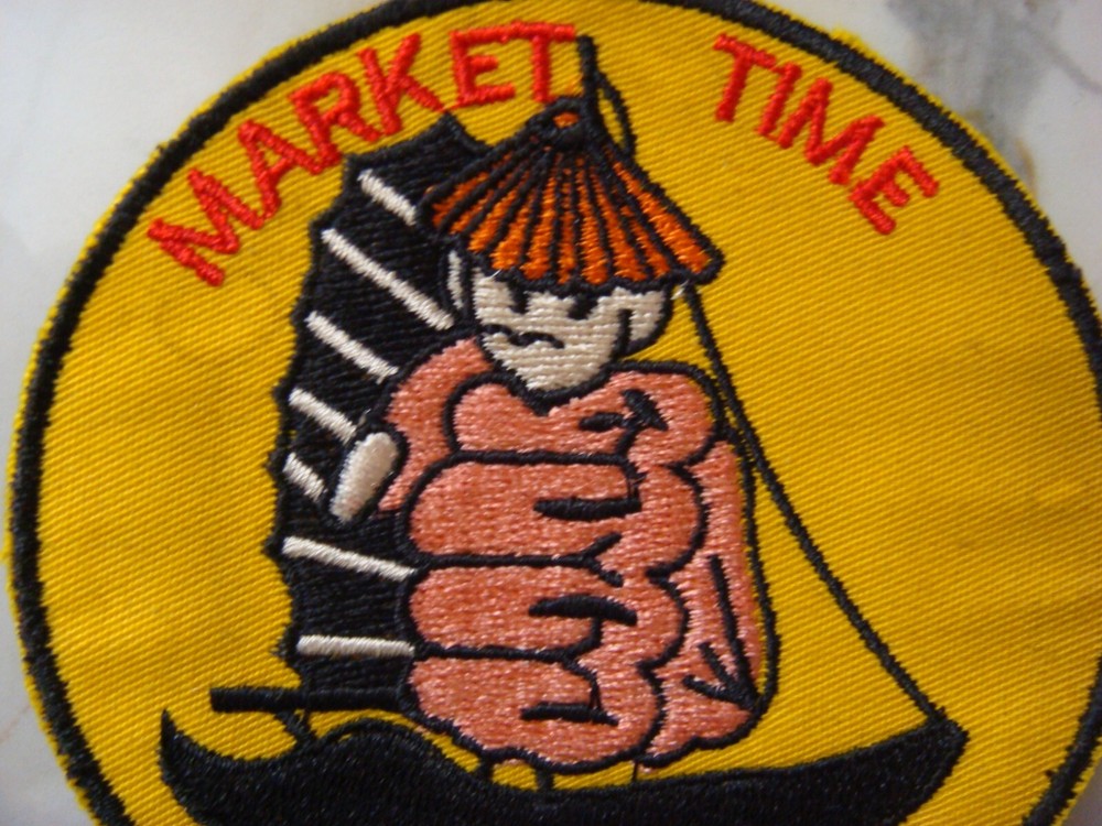 US NAVY MARKET TIME OPERATION, VIETNAM WAR PATCH