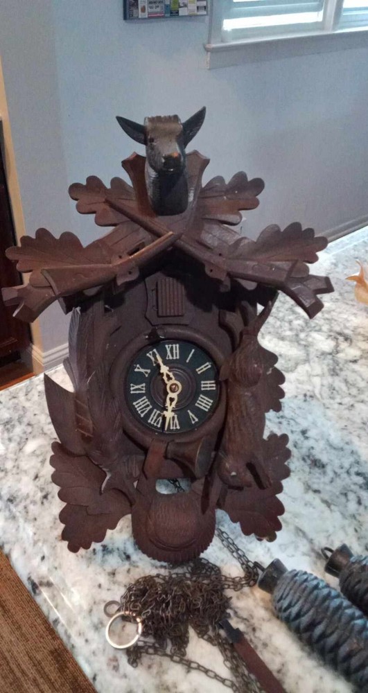 Antique Germany Black Forest Cuckoo Clock