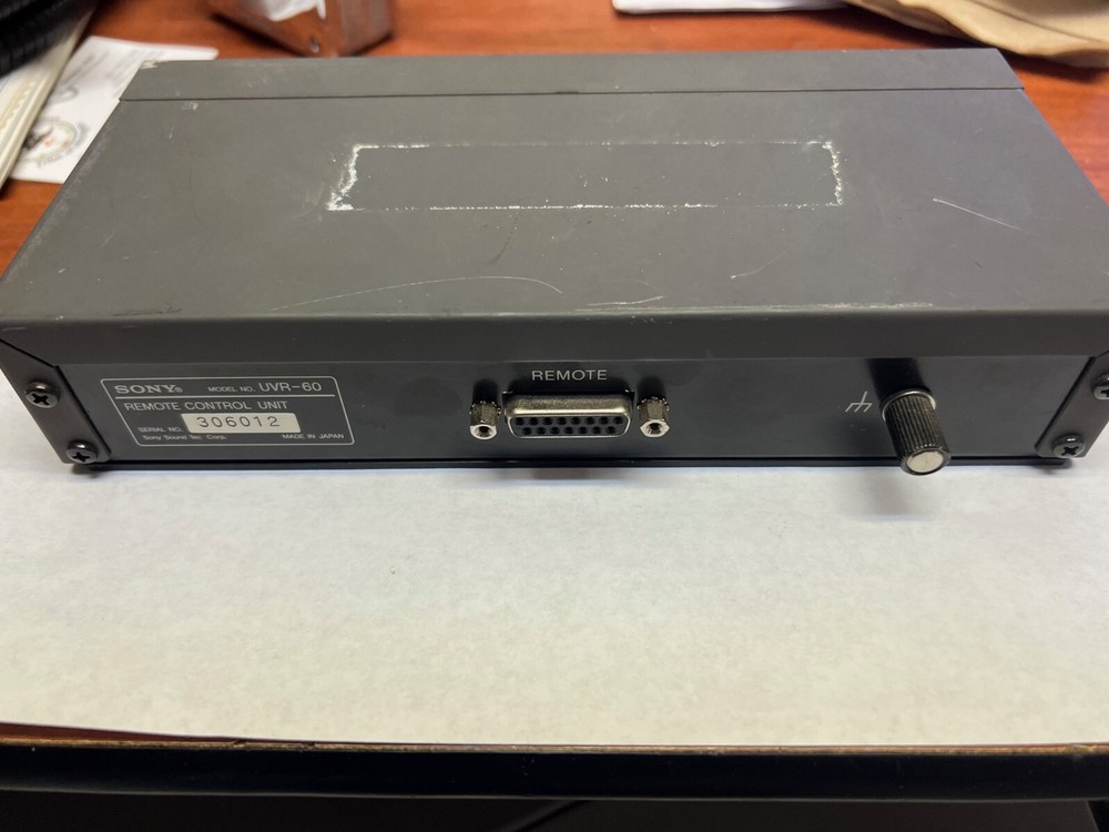 Sony UVR-60 Remote Control Unit