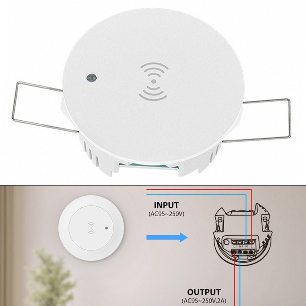 Wireless Human Presence Detector with 6 Meter Range and App Integration