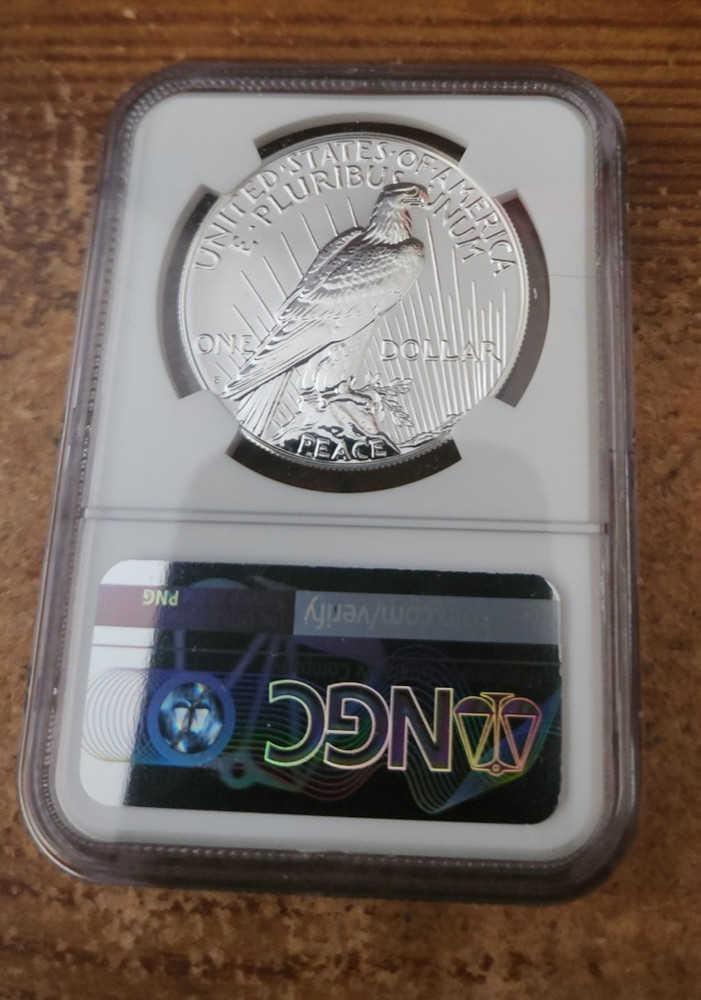 2025 s silver reverse proof Peace Dollar NGC PF 70