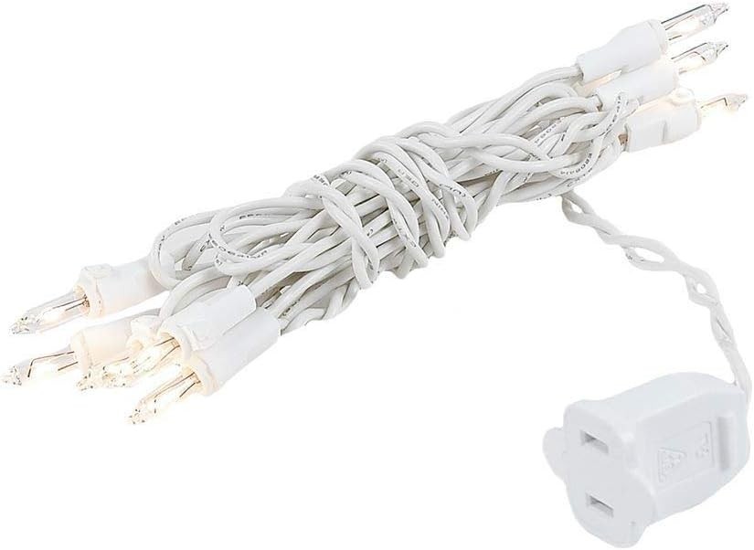 Connectable 5ft String Lights with 10 Clear Bulbs - Versatile Indoor/Outdoor Use