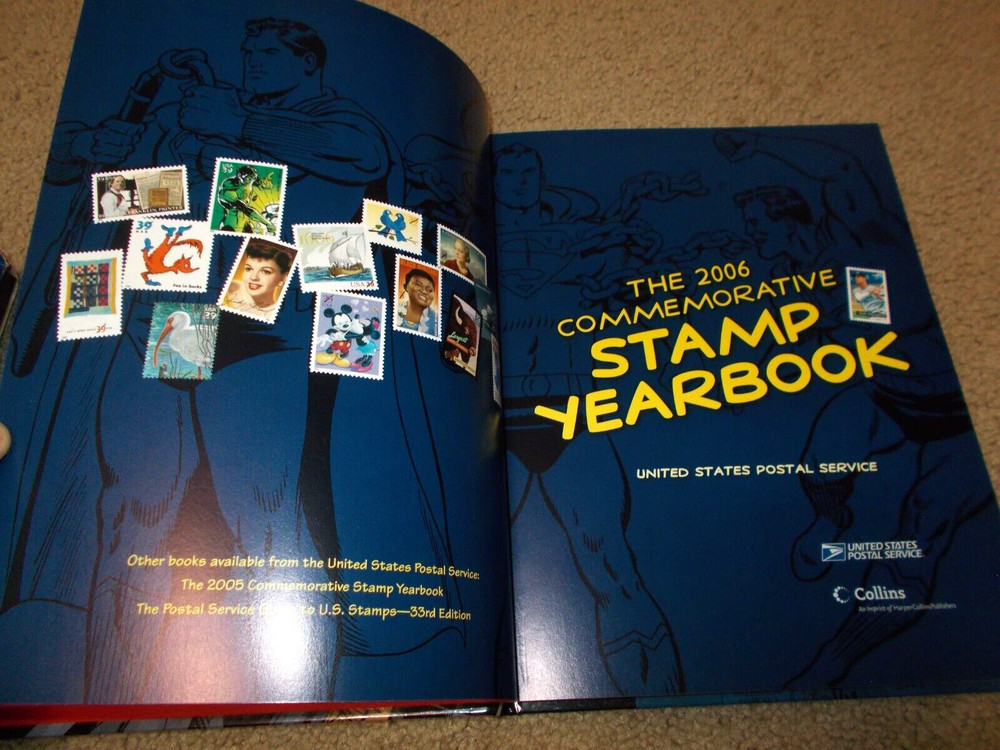 The 2000 & 2006 Commemorative Stamp Yearbooks USPS (BOOKS ONLY ~NO Stamps~)