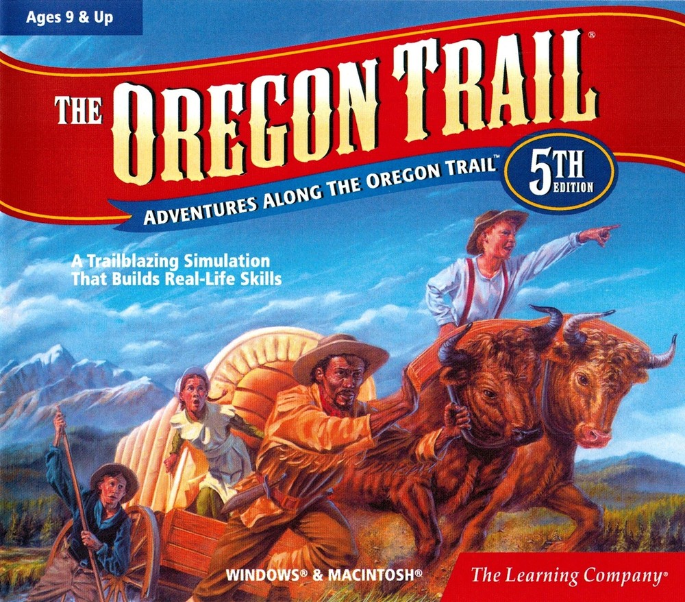 Oregon Trail 5th Edition + Amazon Trail 3rd PC Windows Software Lot 2 Titles