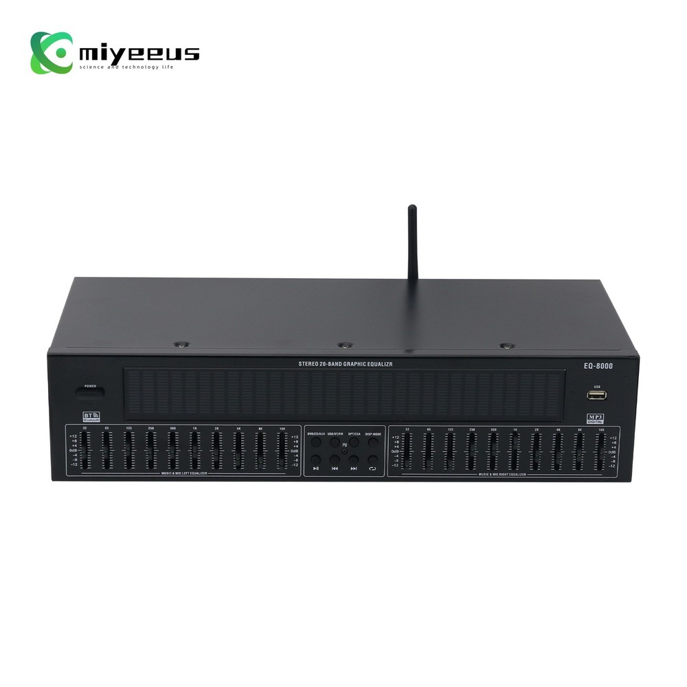 EQ Equalizer Bluetooth 5.4 Optical Fiber Coaxial Audio Decoder Processor EQ8000