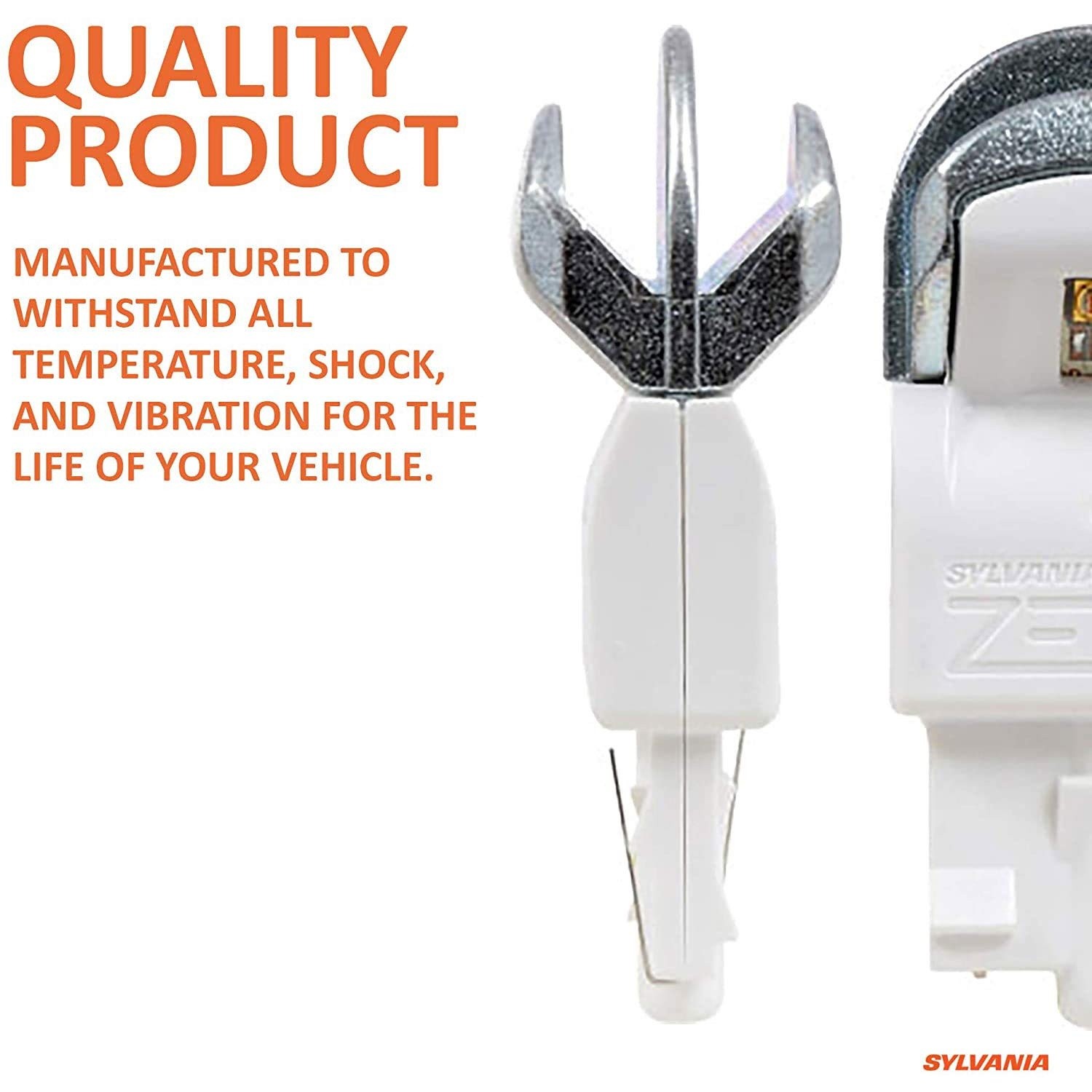 SYLVANIA - 7443 T20 ZEVO LED Amber Bulb - Bright LED Bulb, Ideal for Park and...