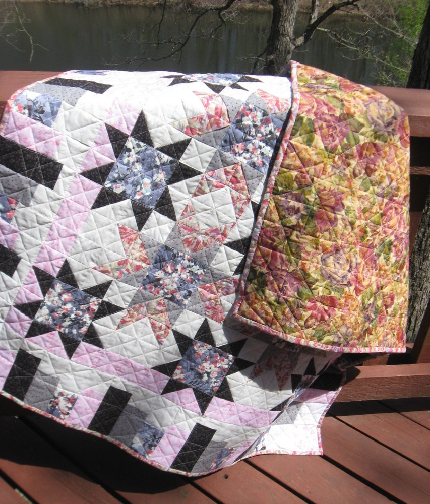 Reflections Handcrafted Quilt, 46" square