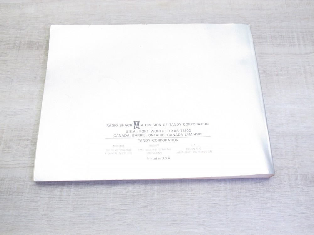 Radio Shack TRS-80 User Manual + BASIC Level II, BASIC Books