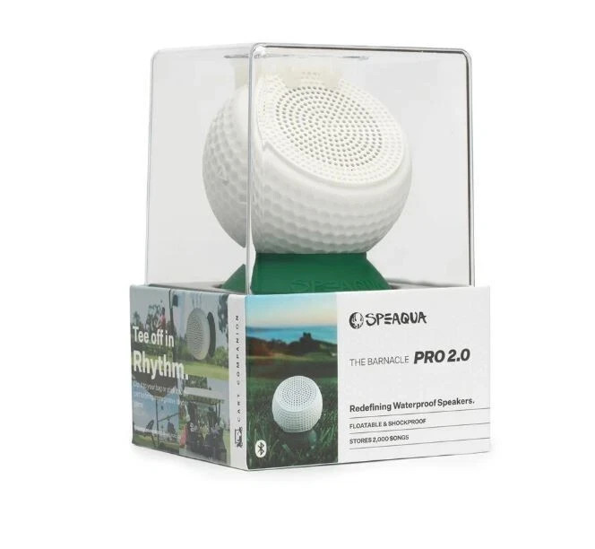Speaqua The Barnacle Pro 2.0 Golf Model, 100% Functionally Bluetooth Speaker