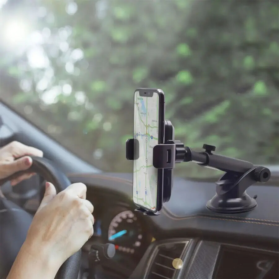 Bracketron PwrUp Qi Automatic Dash Window Vent Mount for iPhone Samsung Pixel Lg