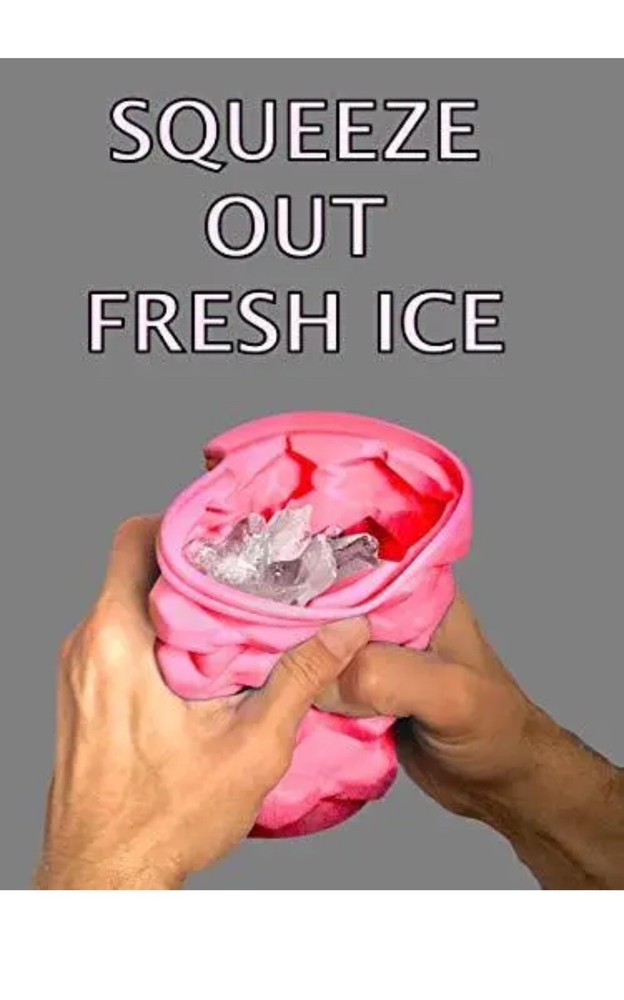 SILICONE ICE BUCKET (pink)