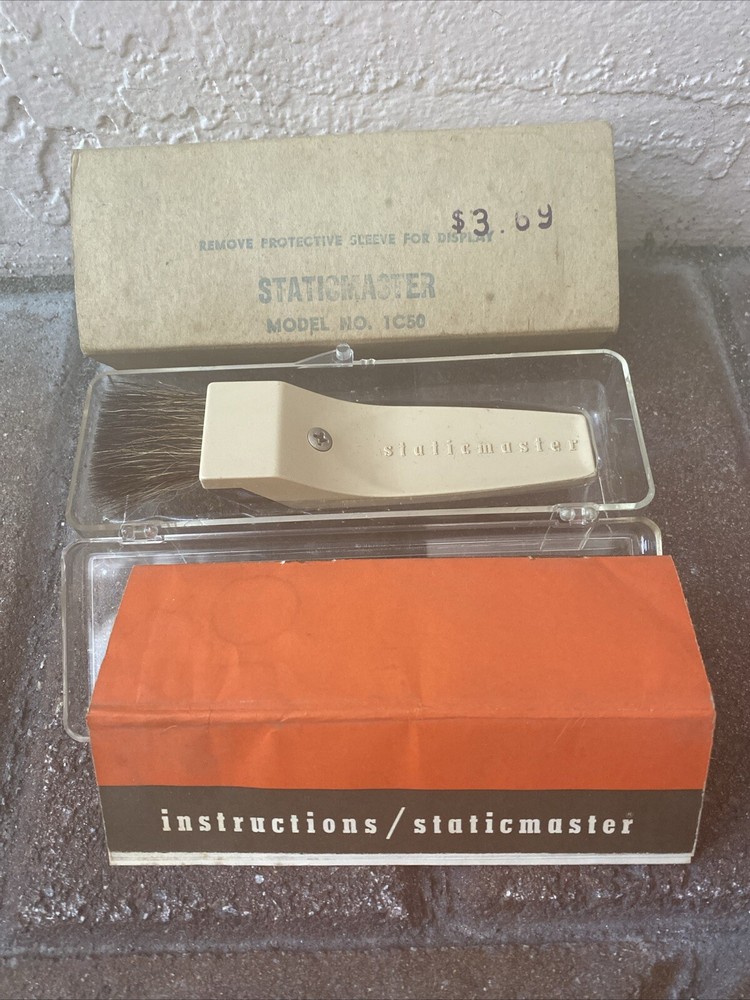 Static Master Brush 1C 50 Nuclear Products In Case * Static Eliminating Brush *