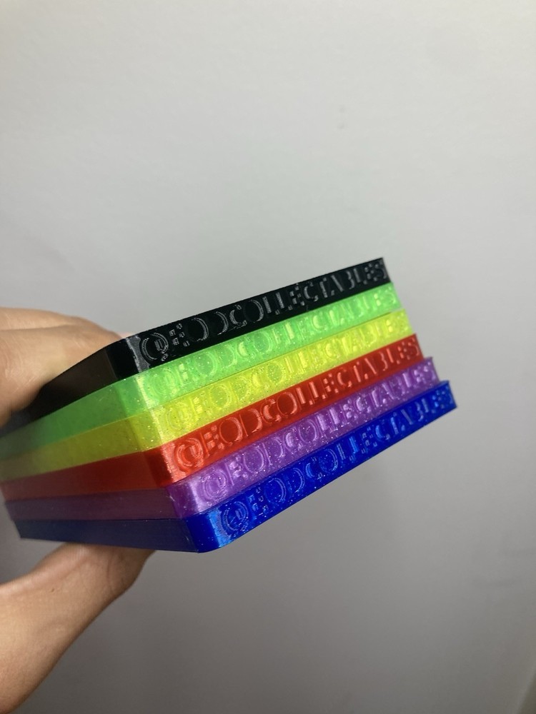 x6 PSA Graded Guard Holder Protector 3d Printed Soft Durable Multicolor Pack