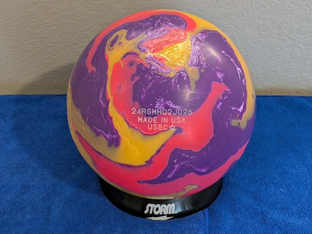 Roto Grip GEM 15LB Bowling Ball NIB Undrilled MicroTrax Solid Reactive