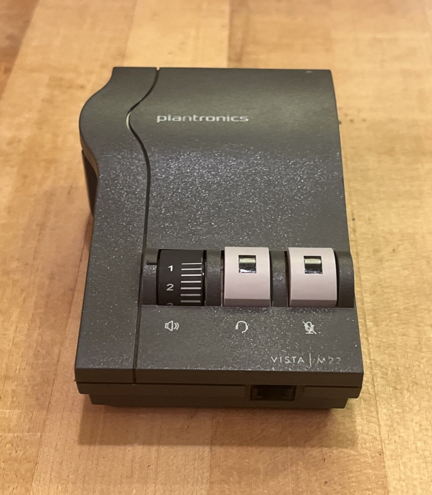 Plantronics Vista M22 Universal Audio Processor Headset Amplifier Tested